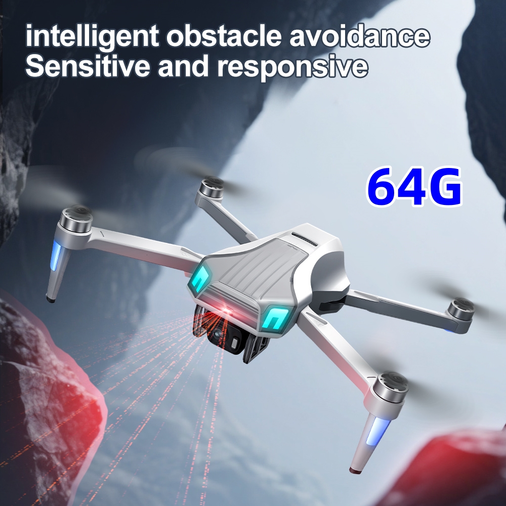 Drone Gimbal 3 Axis - NCZOBOE U55 GPS Drone met scherm-afstandsbediening,