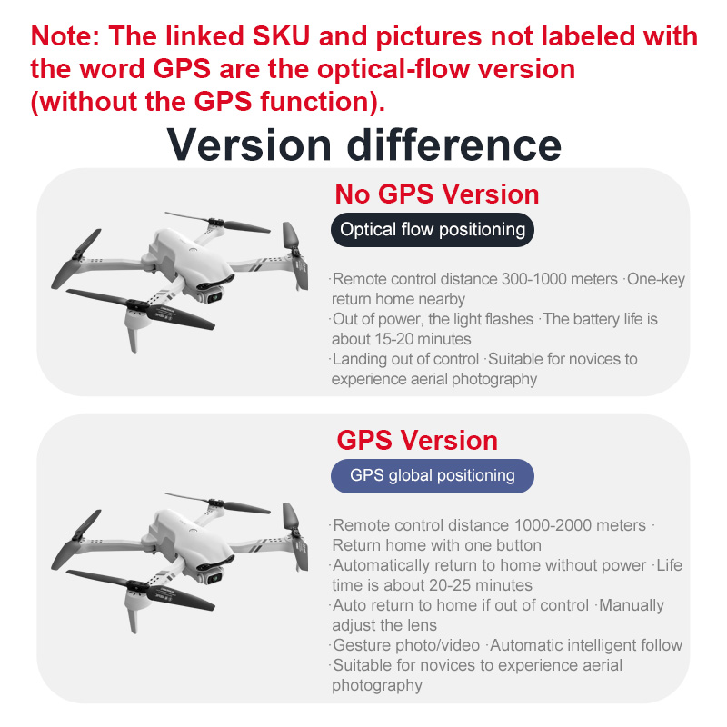 4DRC F10 RC Drone GPS 6K HD Du - Dji Drone Mini 4 Pro recensie en prijs