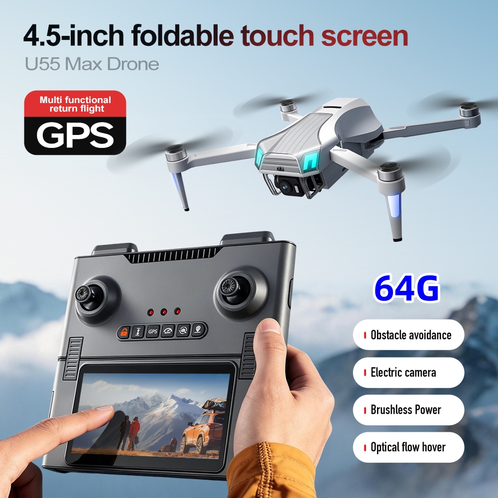 NCZOBOE U55 GPS Drone met sche - Drone Gimbal 3 Axis recensie en prijs