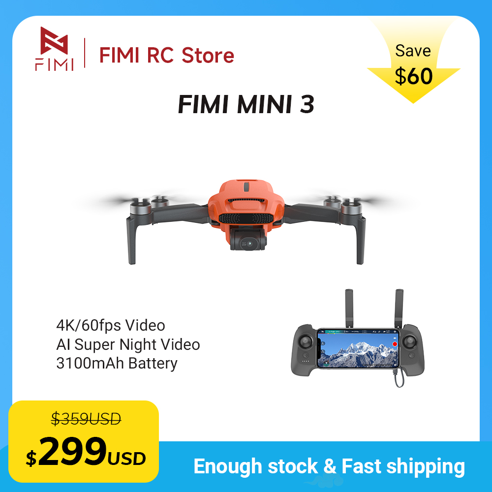 FIMI MINI 3 Camera Drone 4K 60 - Drone Gimbal Brushless recensie en prijs